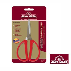 7” Stainless Steel Red Handle Scissor